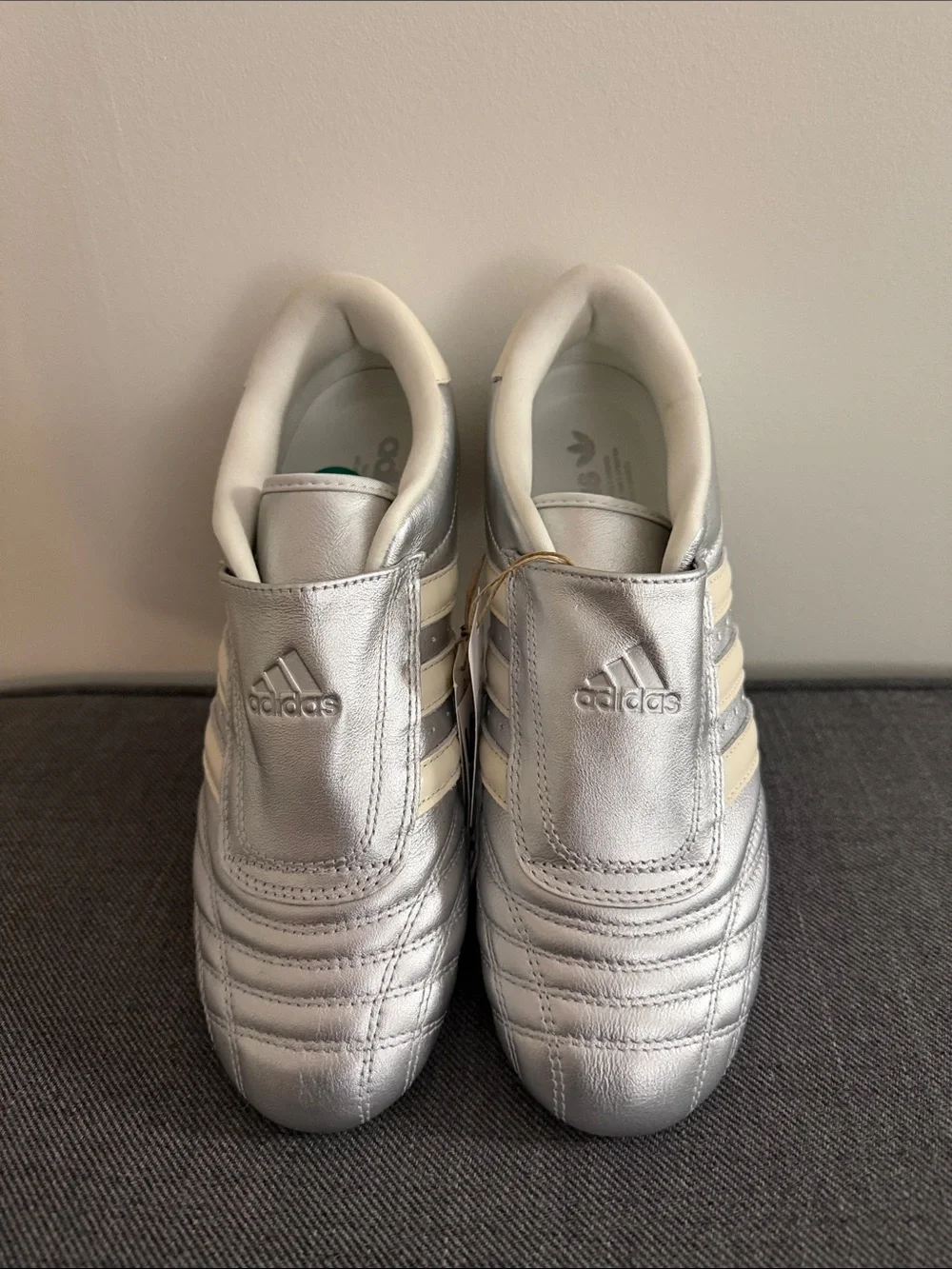NWT Adidas Taekwondo Silver Metallic Women's Shoes JS4023 size 7.5 - Picture 8 of 16
